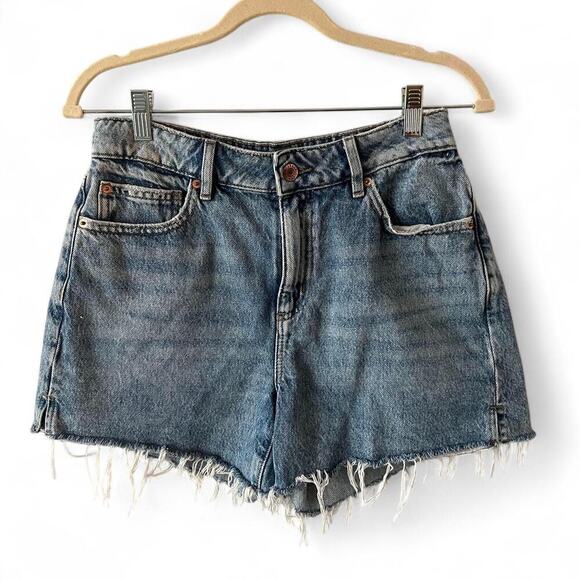 Garage Pants - Garage Denim Shorts 26 High Rise Mom Fit Cutoff Distressed Trendy